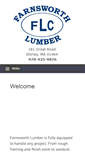 Mobile Screenshot of farnsworthlumber.com